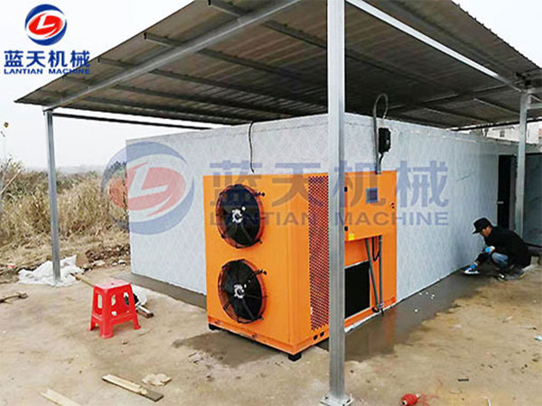 菊花烘干機廠家為廣州客戶裝機現場